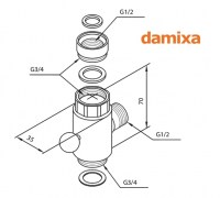 INVERSOR COLUMNA DUCHA DAMIXA